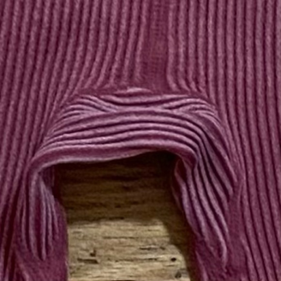 Rose Pink Ribbed Biker Shorts Women’s Size Medium Large - Picture 3 of 6